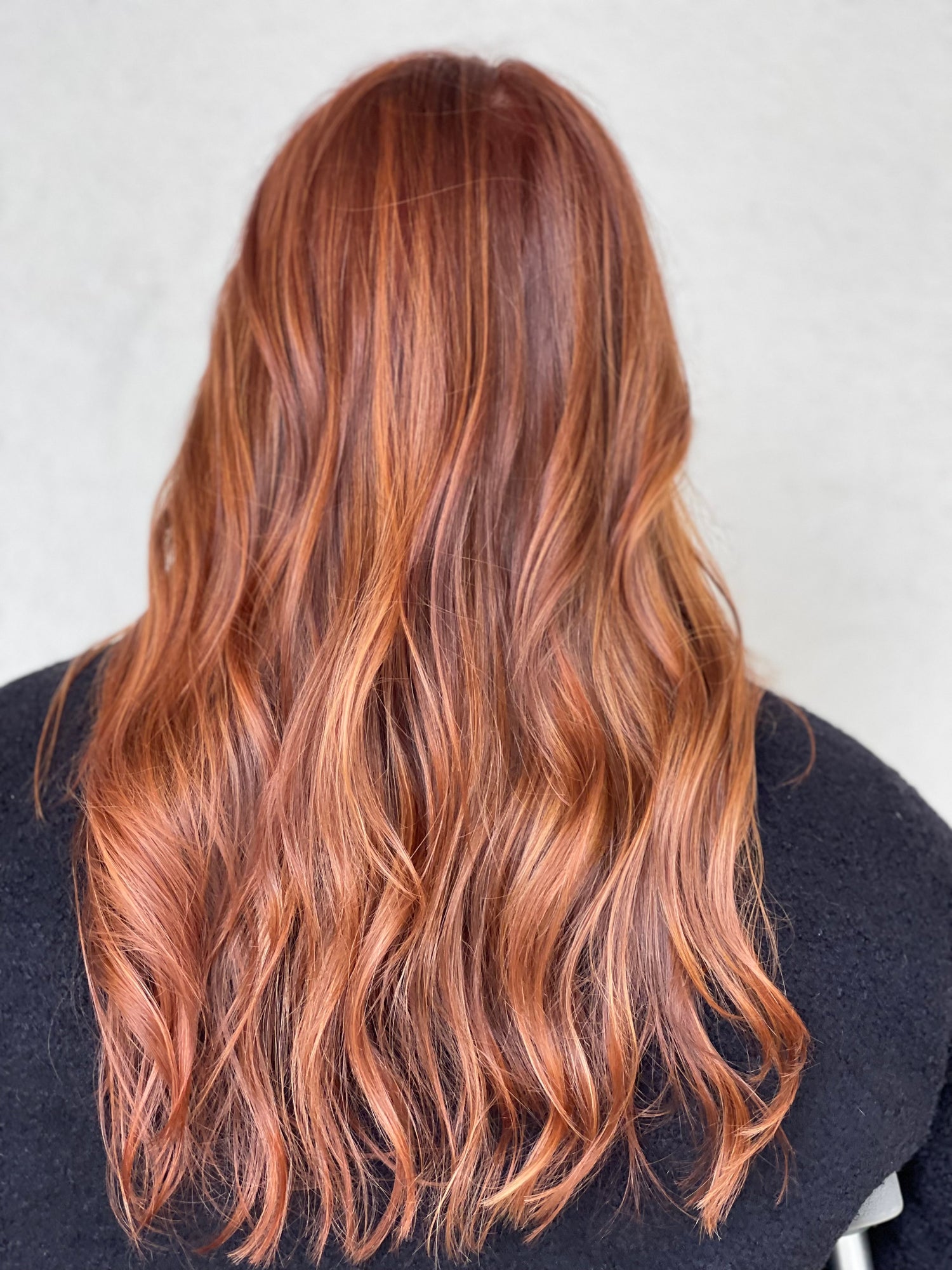 Client with hair extensions