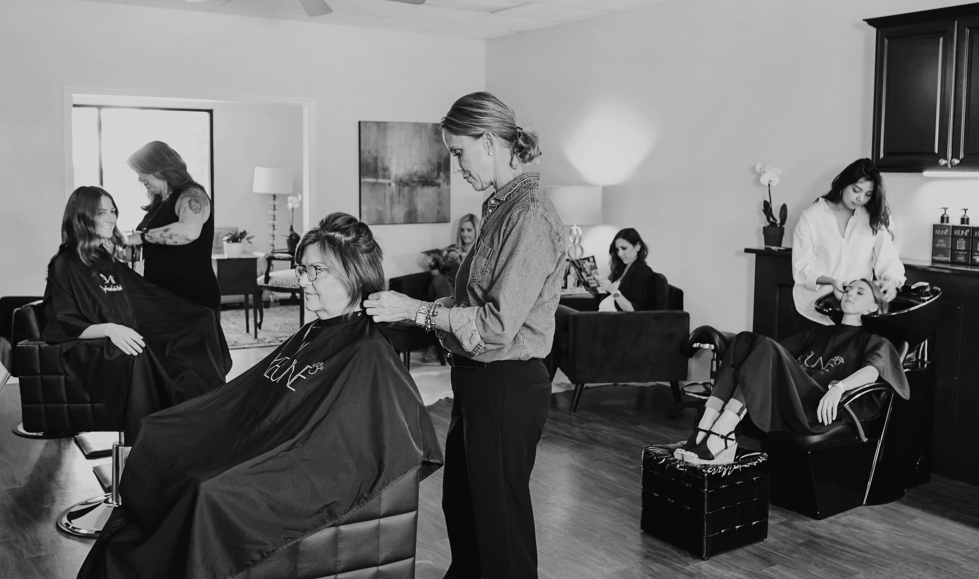 Expert hair stylist team at Exhale … A Salon in Southern Pines, NC
